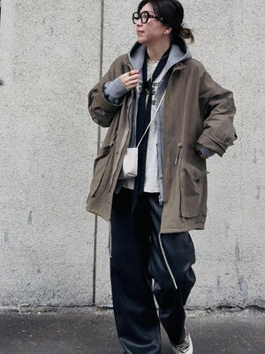 レオパードロゴロングTシャツ