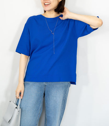 ハーフスリーブニット