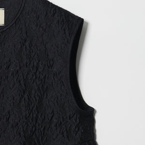 GISHA 2トーン ジャガード ベスト
