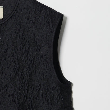 GISHA 2トーン ジャガード ベスト