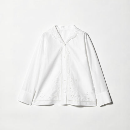 エンブロイダリーカラー シャツ