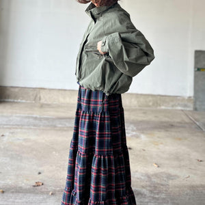 カーキショートブルゾン