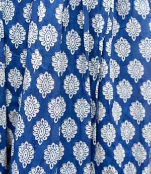 プリントボイルギャザースカート