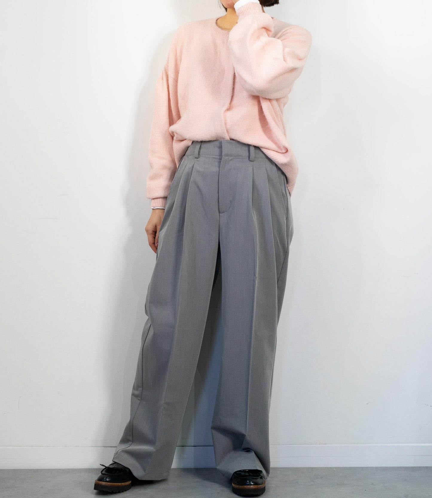 美シルエットストレートパンツ