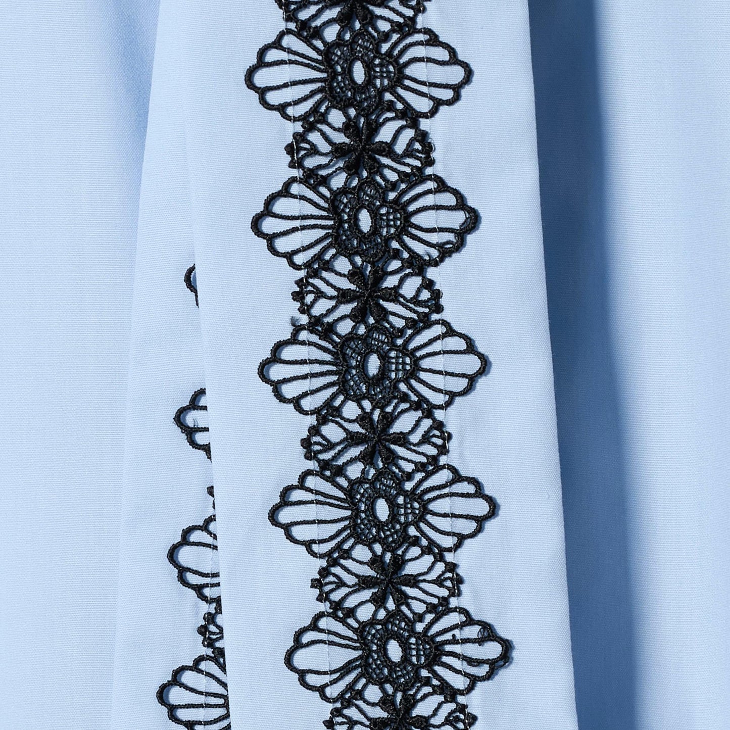 レース コンビ ボウタイ リボン ブラウス ‐ウォッシャブル‐