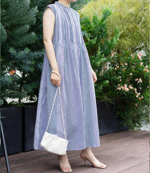 ピンタックフレンチスリーブワンピース