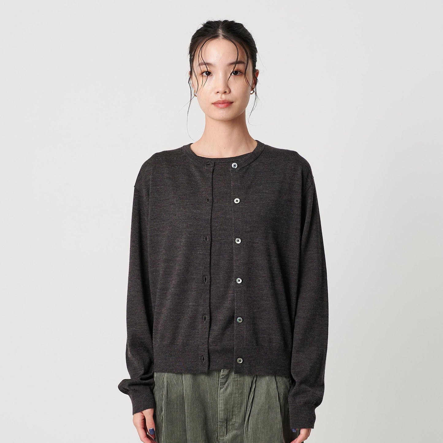 ウール レイヤードニット ウォッシャブル