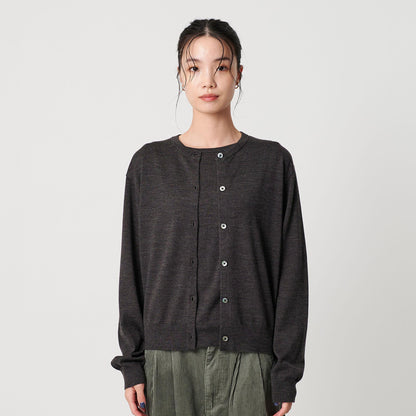 ウール レイヤードニット ウォッシャブル