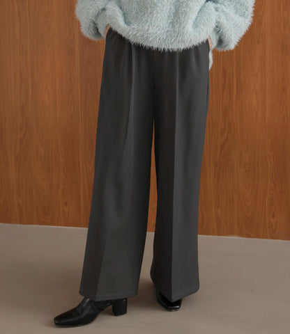 2タックストレートパンツ
