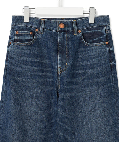 23区DENIM ストレッチ ワイドパンツ