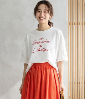 エンブロイダリークロップドTシャツ