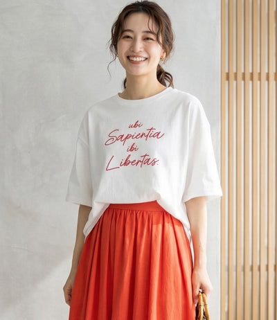 エンブロイダリークロップドTシャツ