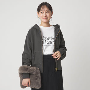 ダブルジップ フーディー