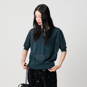 ポロショートスリーブニット ウォッシャブル