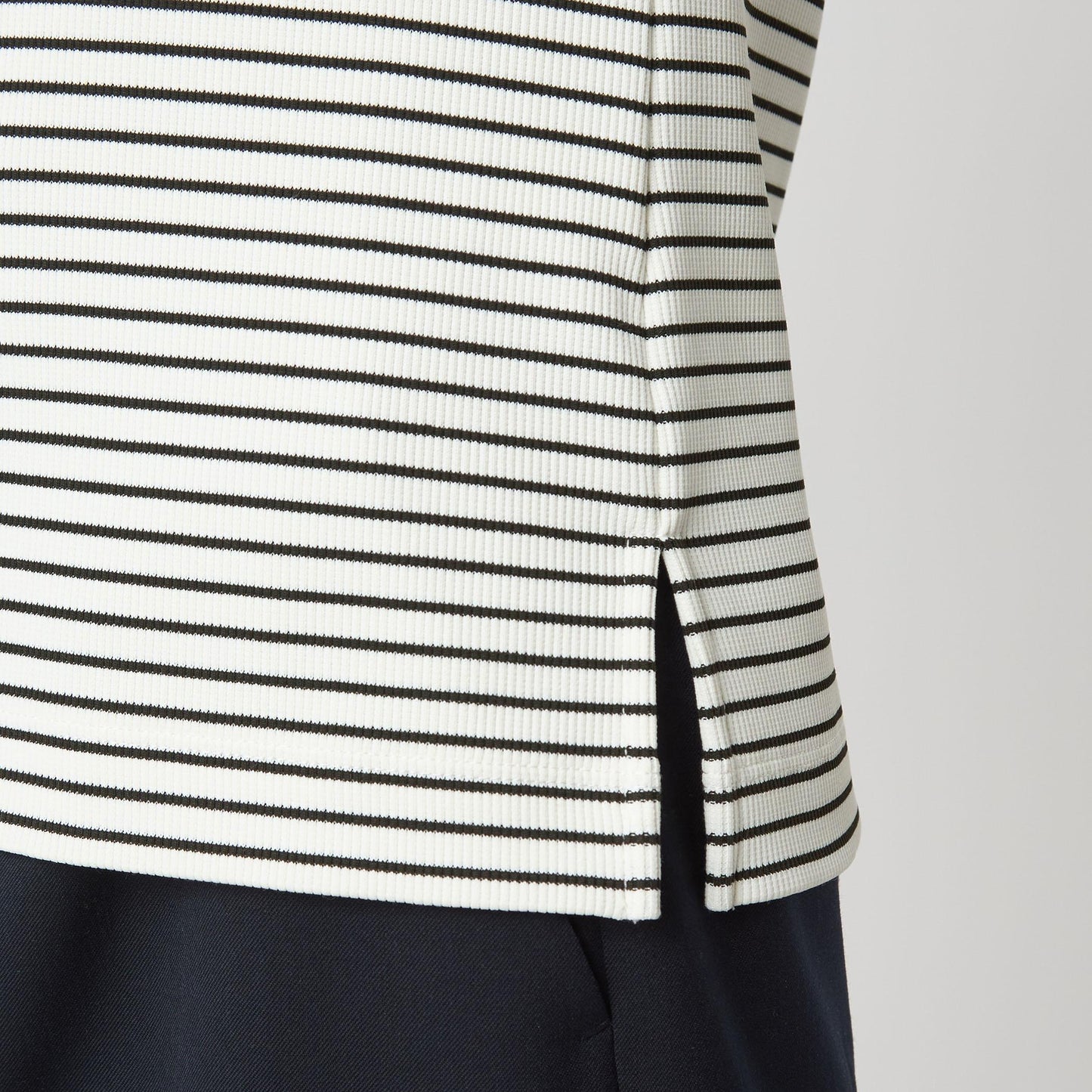 ニットライク スクエアネック カットソー