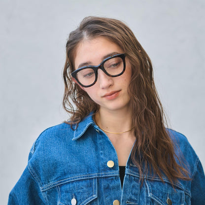 THICK ウェリントン クリア サングラス