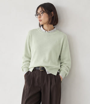 サイドスリットニット