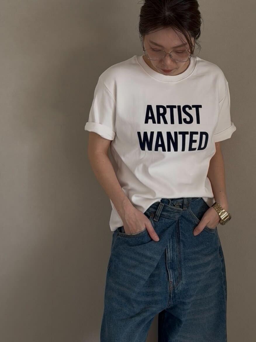 アーティストフロッキーロゴTシャツ