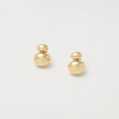 2オーバル ドーム ピアス