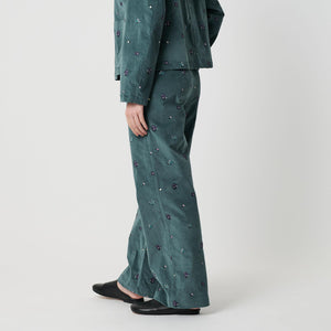 エンブロイダリー イージーパンツ