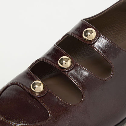 スタッズトリプルベルトモカフラット20↓↑