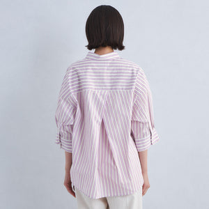 ストライプ ドルマン シャツ