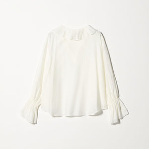 ラッフル スキッパーブラウス