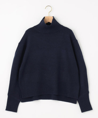 ウールカシミヤミックス ロールネック ニット
