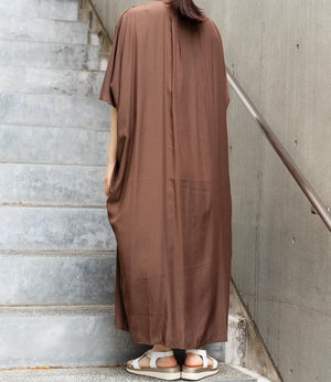 2wayスリーブボクシーワンピース(インナーワンピース付き)