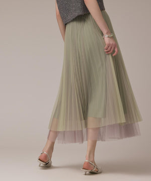 チュールリバーシブルスカート