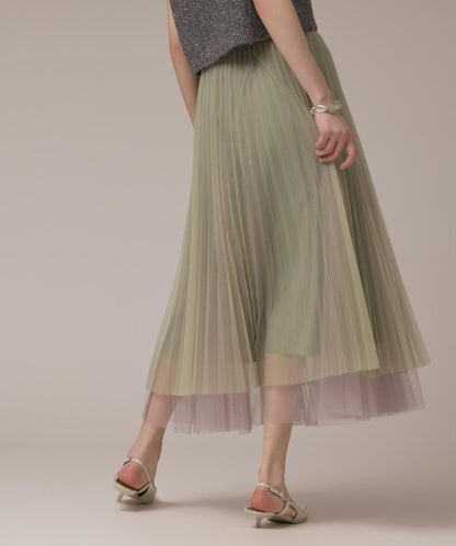 チュールリバーシブルスカート