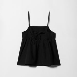 ポリエステルジャガード レイヤードキャミソール