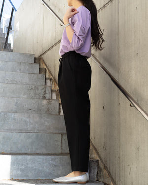 メランジイージーテーパードパンツ