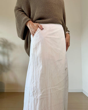 ラップ風ロングスカート