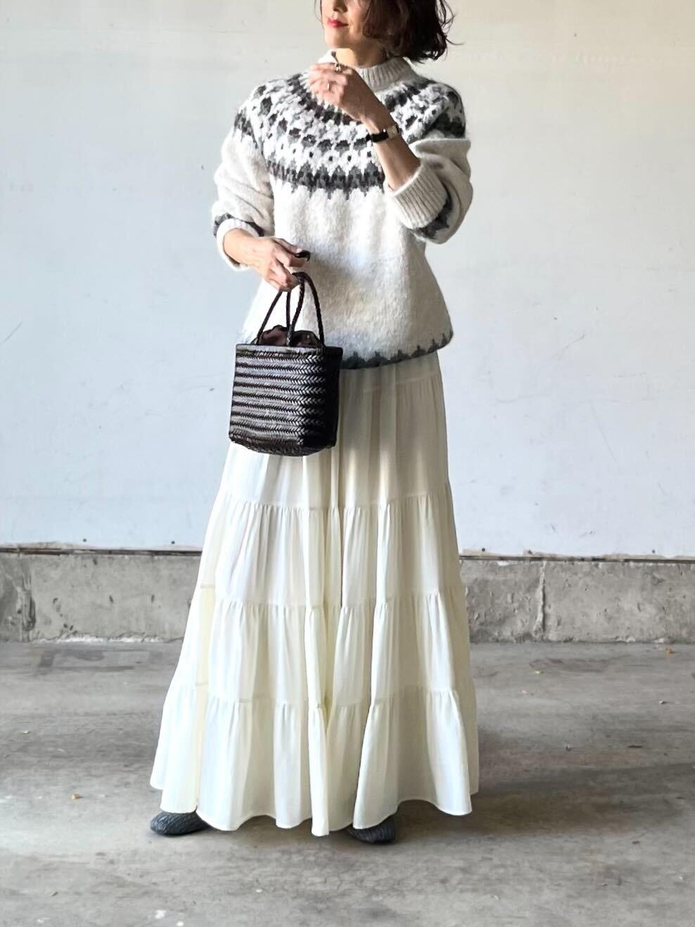 定番ノルディックニット