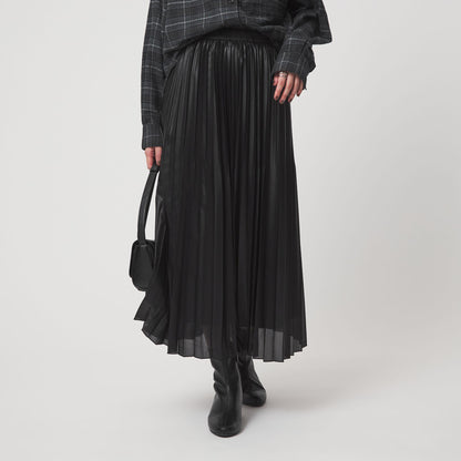 ハクプリント プリーツ スカート