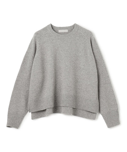 カシミヤブレンド クルーネックニット