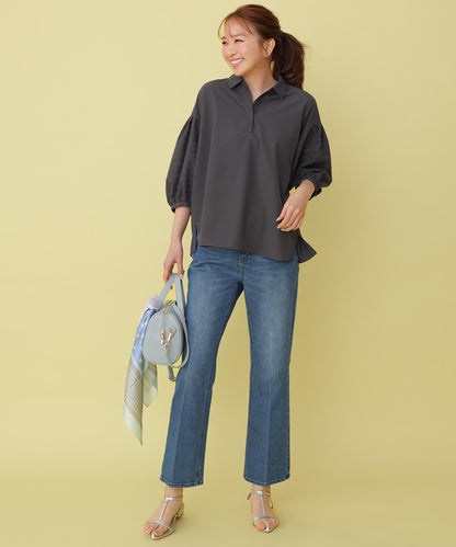 メタルアクセント ボストンバッグ