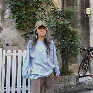 スラブタッチロングTシャツ