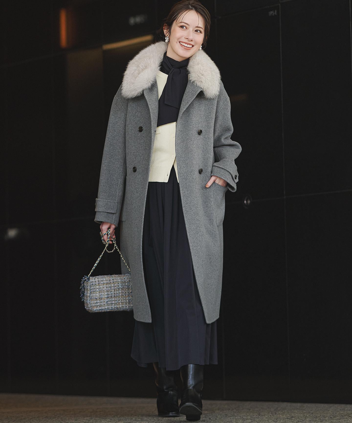 ブライトタフタ タック スカート