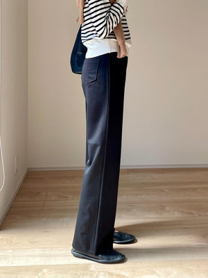 スパンデックスデニムライクパンツ