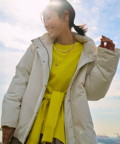 ステッチレス フーデット ダウン