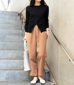 【UV加工・接触冷感】クルーネックカーディガン