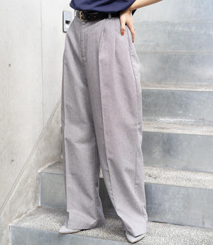 ウエストバイカラーポイントスラックス