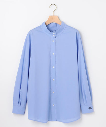 コットンタッチシャーティング刺繍入り ブラウス