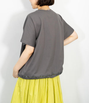 カッティンググドロストTシャツ