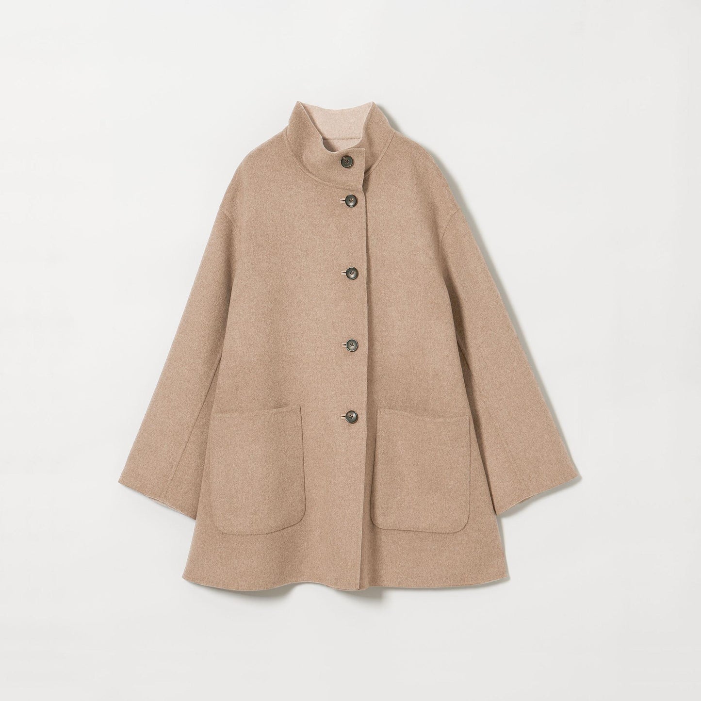 バイカラー リバー Aライン コート