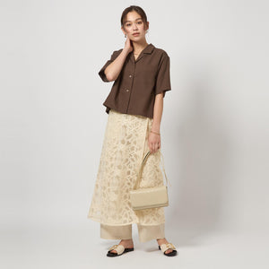 レース レイヤード スカート