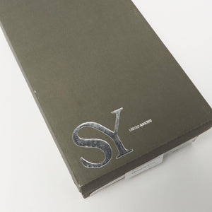 ＜SY＞ポインテッドピープトゥリボンバックベルト パンプス45●↑