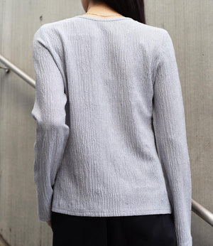 微光沢ランダムシアーカットソー